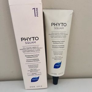 NEW Phyto Squam Phase 1 Intense Exfoliating Treatment Shampoo for Dandruff
